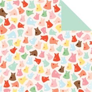 Dear Lizzy Glitter Cardstock - Honeydew Hop