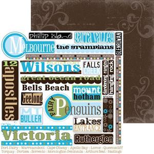 Been There Done That Double Sided Patterned Papers - Vic Titles