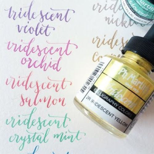 Dr. Ph. Martin's Iridescent Calligraphy Color 1oz - Silver