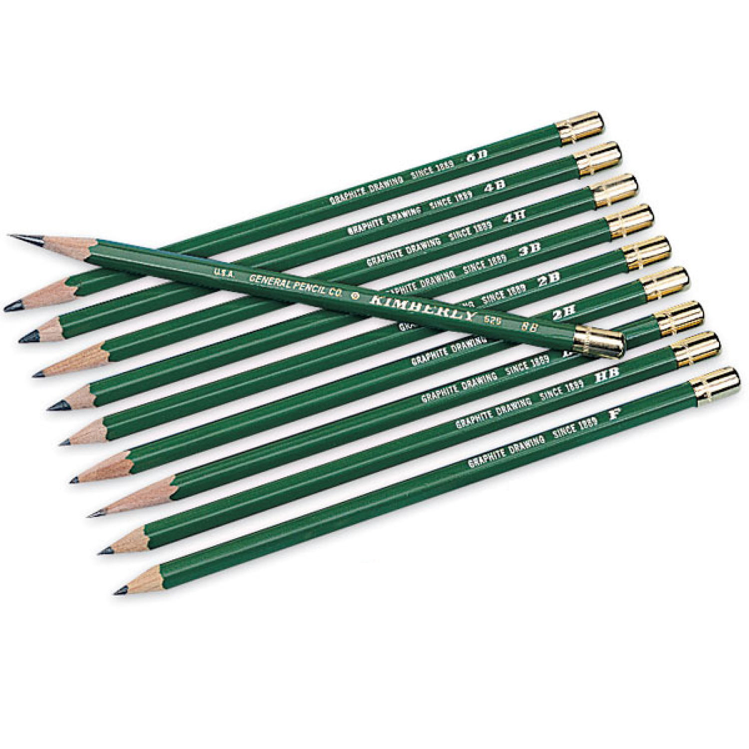 General Pencil Kimberly Graphite Pencil Set, 12-Pencil Set