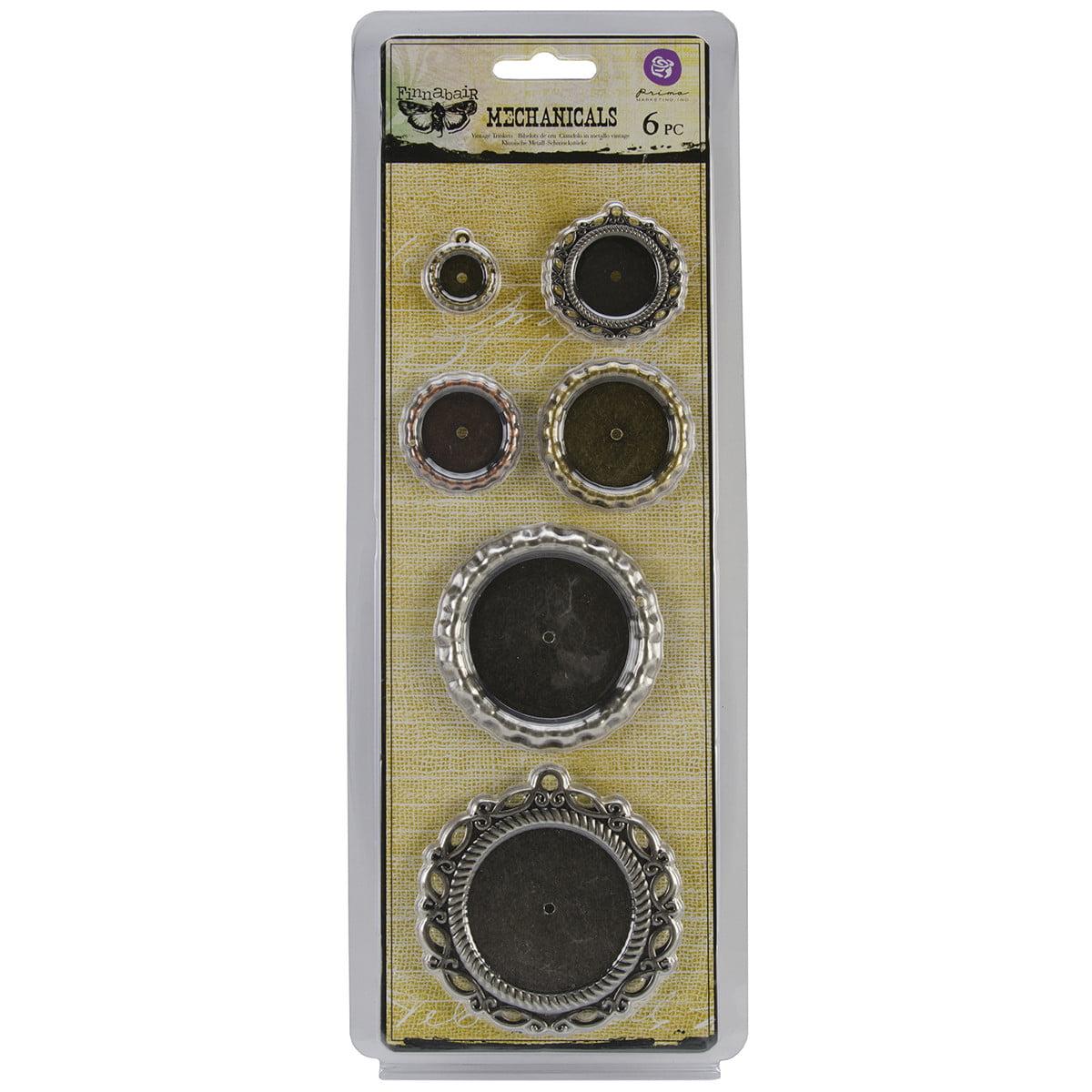 Prima Marketing Mechanicals Metal Embellishments - Pendants