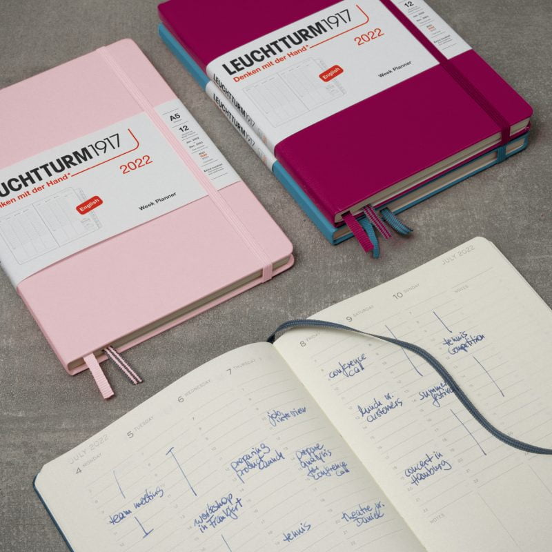 Leuchtturm 1917 A5 Medium Weekly Planner – 2022 – Malaysia Scrapbook