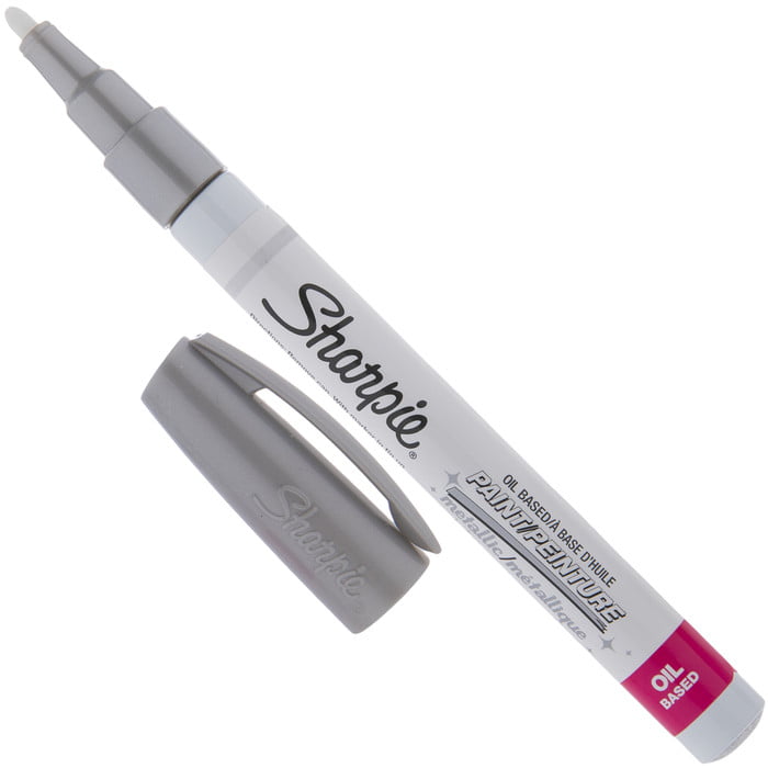 Sharpie Oil-Based Paint Marker - Metallic Silver, Fine Point, BLICK Art  Materials
