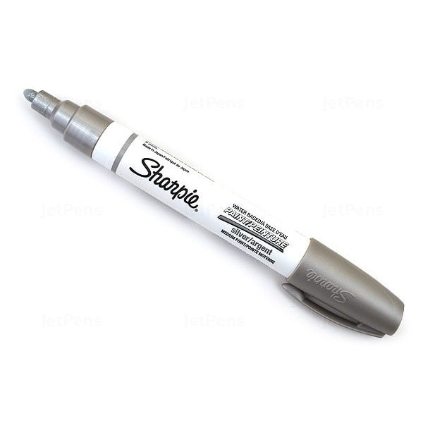 Metallic Silver Fine Sharpie Oil Based Paint Marker