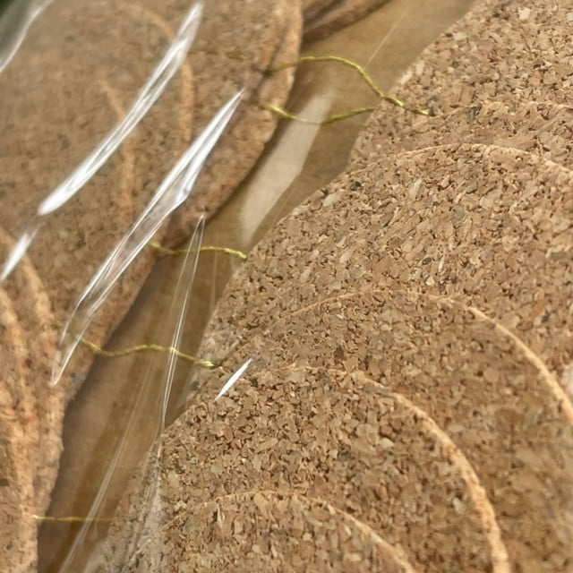 American Crafts DIY3 Stitched Gold Foil Cork Banner - Image 5