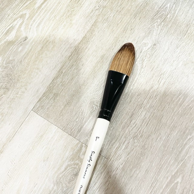 Simply Simmons Short Handle Flat Wash Brush