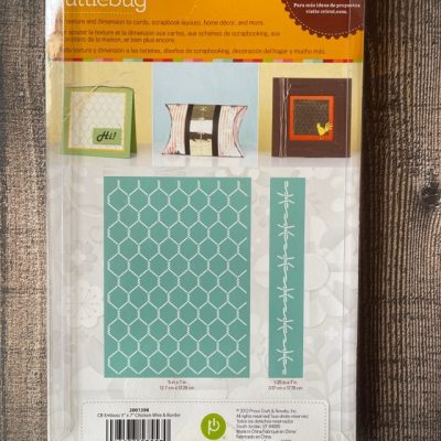 Cuttlebug 5″X7″ Embossing Folder/Border Set – Chicken Wire – Malaysia ...