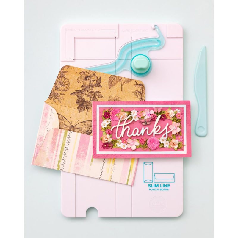 We R Memory Keepers Slimline Card Punch Board Malaysia Scrapbook and