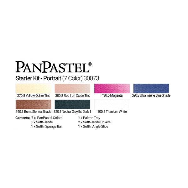 PanPastel Ultra Soft Artist Pastel Set 9ml 7/Pkg - Potrait Set - Image 3