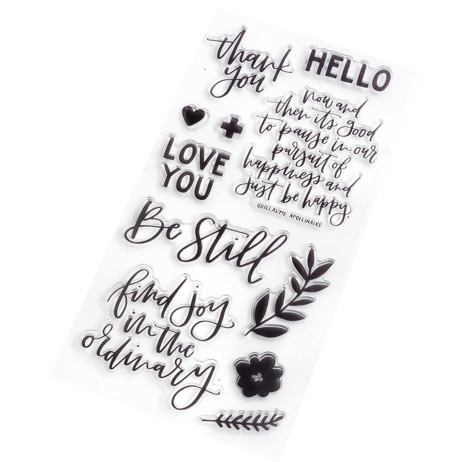 American Crafts One Canoe Two Willow Acrylic Stamps - Image 3