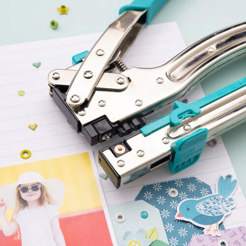 We R Memory Keepers Crop-A-Dile Eyelet and Snap Punch. Add Eyelets,  Grommets and Other Embellishments To Any Crafting Project.