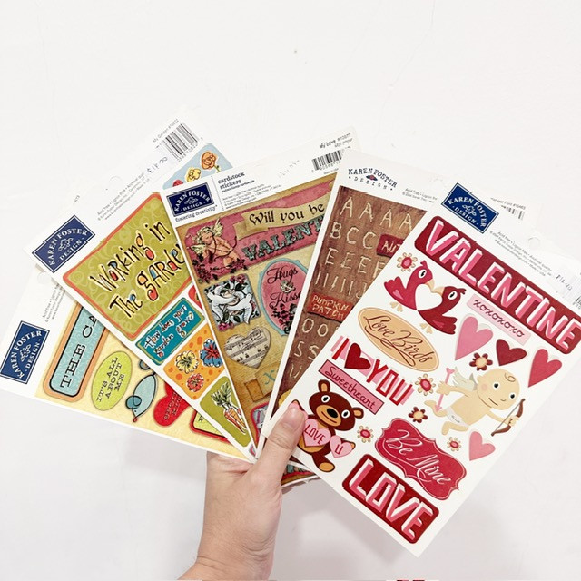 Karen Foster Design Cardstock Scrapbook Stickers - Love Bird