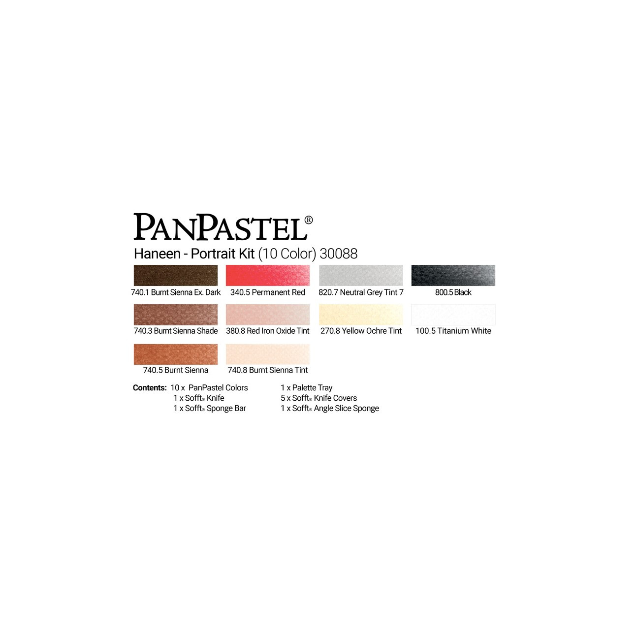 Pan Pastel Ultra Soft Artist Pastel Set Haneen - Portrait Kit Arabic Language (10 Colors) - Image 3