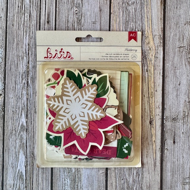 American Crafts Bits - Die Cut Shapes - Kringle & Co. - Holiberry - Image 2
