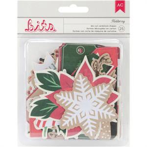 American Crafts Bits - Die Cut Shapes - Kringle & Co. - Holiberry