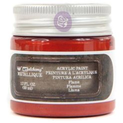 Prima Marketing Finnabair Art Alchemy Metallique Acrylic Paint 1.7oz - Flame