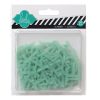 Heidi Swapp Clear Pop Alphabet Embellishments - Teal