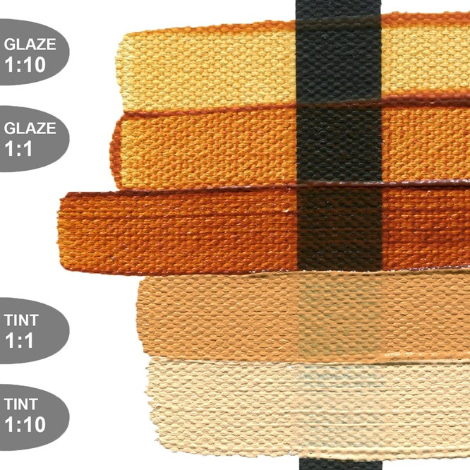 Golden Fluid Acrylics Paint, 1oz - Azo Gold - Image 3