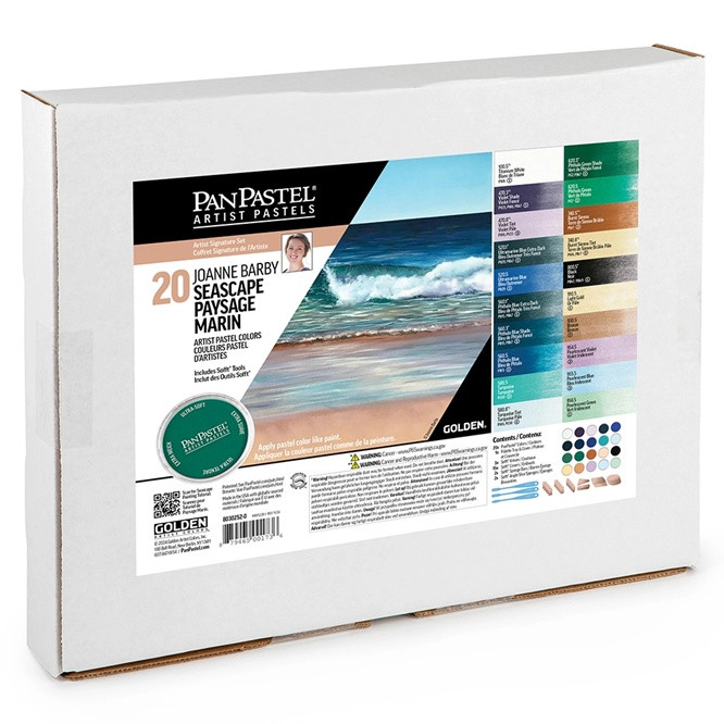 PanPastel Ultra Soft Artist Pastel Set 9ml 20/Pkg - Joanne Barby Seascape Set - Image 2