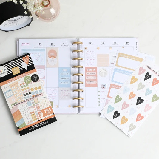 MAMBI Happy Planner Sticker Value Pack 30/Sheets - Moods and Mindfulness - Image 3
