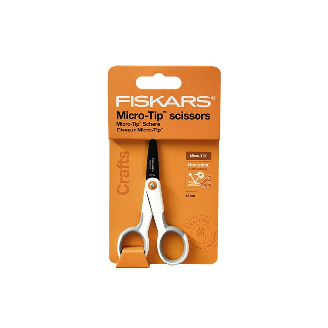 Fiskars Non-stick Micro-tip Scissors 13cm - Image 3