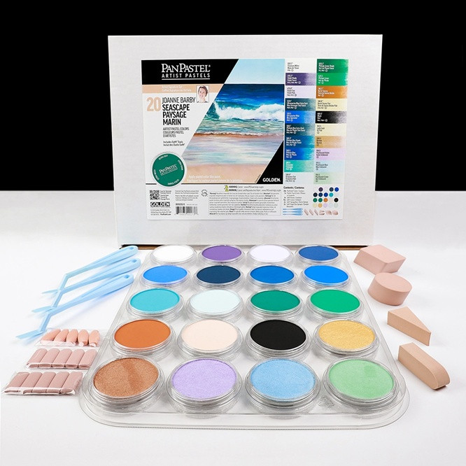 PanPastel Ultra Soft Artist Pastel Set 9ml 20/Pkg - Joanne Barby Seascape Set
