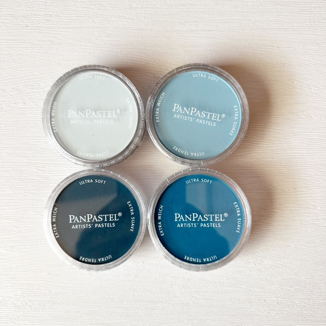 Pan Pastel Ultra Soft Artists' Pastels - Cerulean Blue Tones