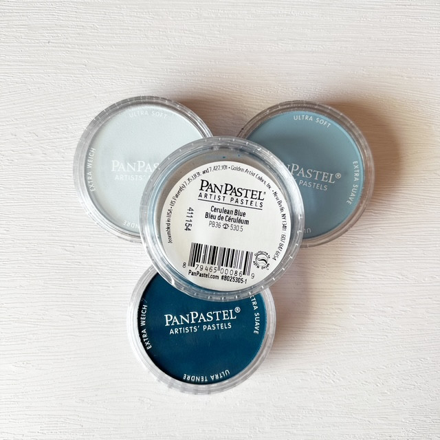 Pan Pastel Ultra Soft Artists' Pastels - Cerulean Blue Tones - Image 4