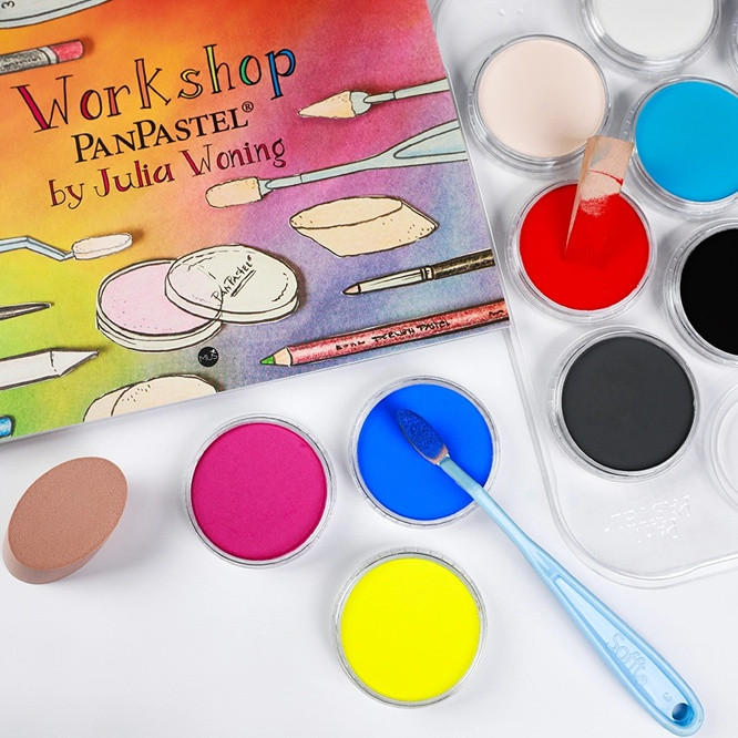 PanPastel Ultra Soft Artist Pastel Set 9ml 10/Pkg - Julia Woning with Book - Image 6