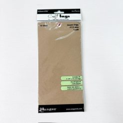 Ranger Inkssentials! Surfaces Kraft Tags - #12 Giant Tag Kraft