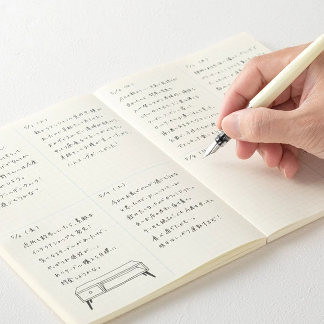 Midori MD Notebook Journal A5 Grid Block A - Image 3