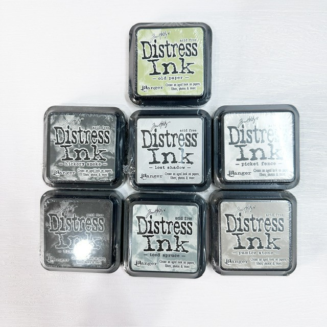 Ranger Ink Tim Holtz Distress Ink Pads, Full Size - Group 5 (Black, Greys) - Image 5