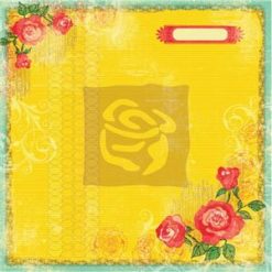 Prima Marketing Specialty Stitched Mulberry Paper - Sunset