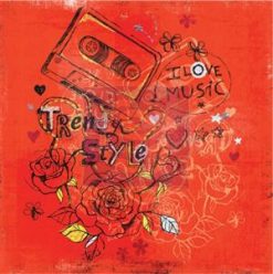 Prima Marketing Stitched Mulberry Specialty Paper - Rebellious