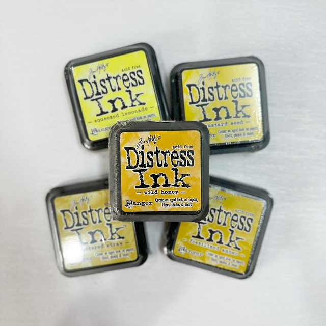Ranger Ink Tim Holtz Distress Ink Pads, Full Size - Group 9 (Yellows)