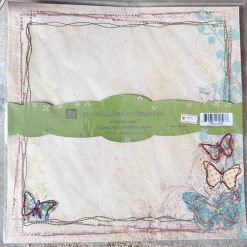 Prima Marketing Art Stitched Mulberry Paper - hopscotch