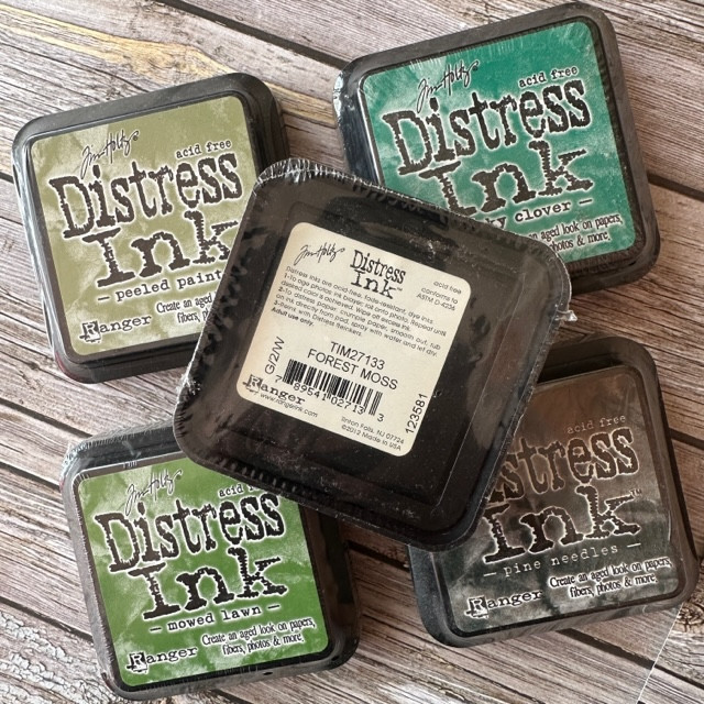 Ranger Ink Tim Holtz Distress Ink Pads, Full Size - Group 6 (Greens) - Image 3