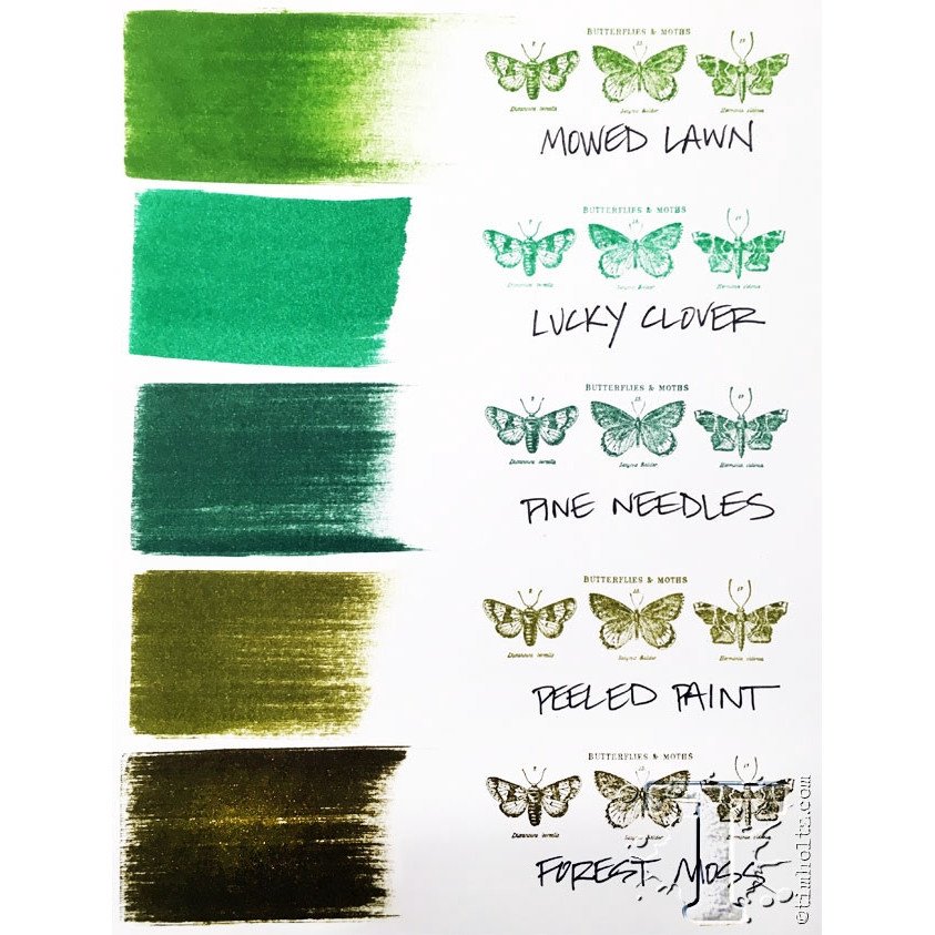 Ranger Ink Tim Holtz Distress Ink Pads, Full Size - Group 6 (Greens) - Image 4