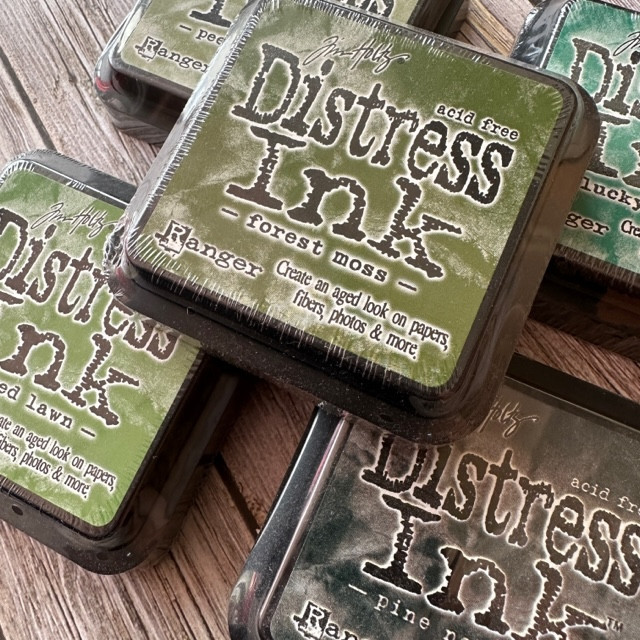 Ranger Ink Tim Holtz Distress Ink Pads, Full Size - Group 6 (Greens) - Image 2