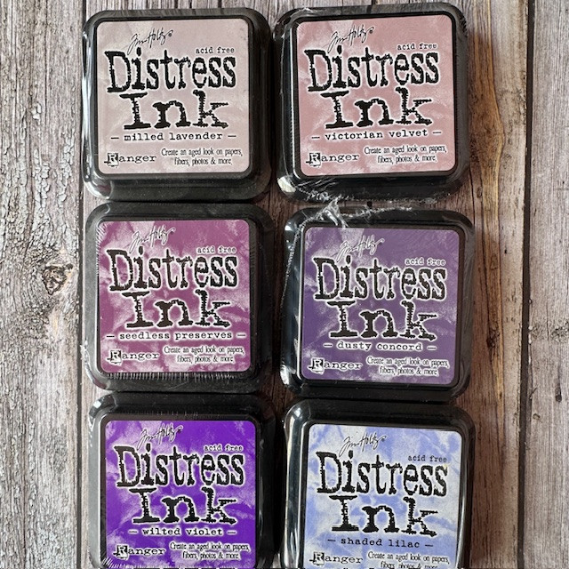 Ranger Ink Tim Holtz Distress Ink Pads, Full Size - Group 8 (Purples) - Image 3