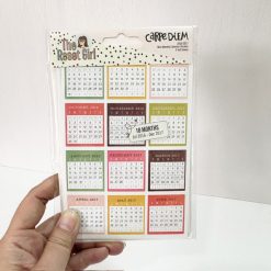Simple Stories The Reset Girl 2016-2017 Mini Monthly Calendar Stickers