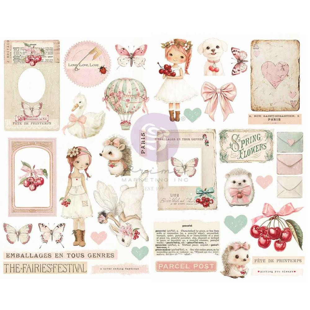 Prima Marketing CHIPBOARD -CHERRY SWEET STICKERS