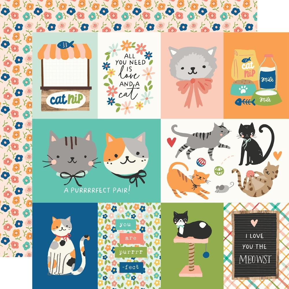Simple Stories - Fur Baby Cat Double-Sided Cardstock 12"X12" Elements 2