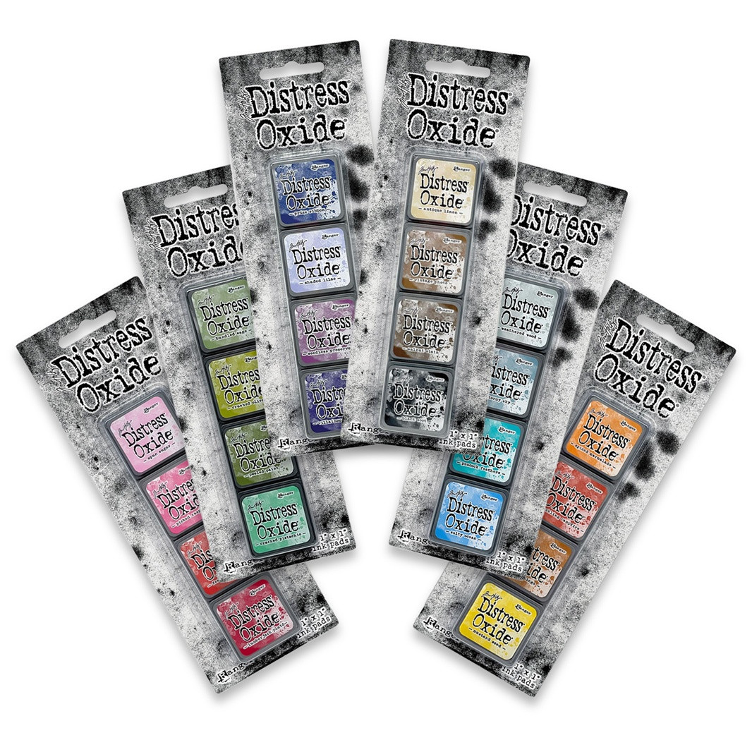 Ranger Ink Tim Holtz Distress Mini Oxide Ink Pads 4/Pkg