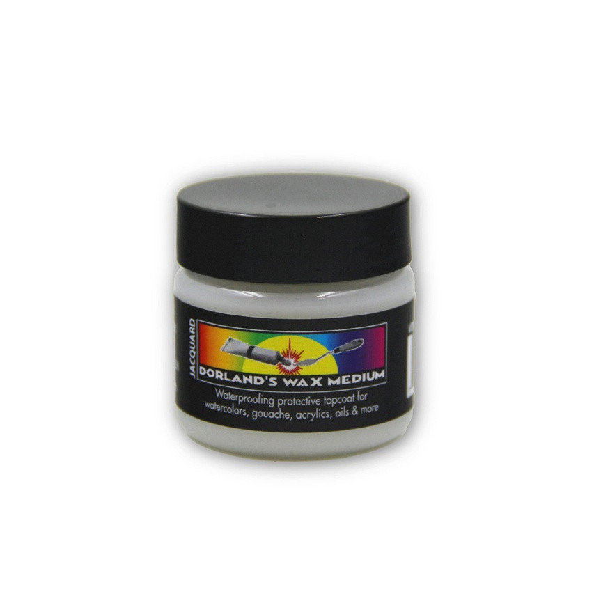 JACQUARD DORLANDS WAX MEDIUM - 1oz (Sealer for Watercolor, waterbased mediums) - Image 3