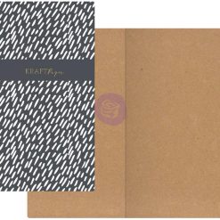 Prima Traveler's Journal Notebook Refill 32 Sheets - DASHES with KRAFT PAPER