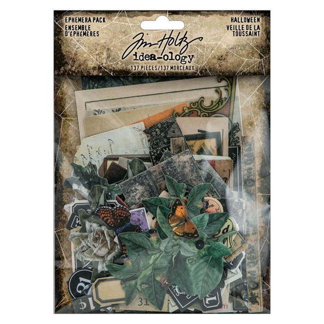 Tim Holtz Idea-Ology Limited Edition Ephemera Pack 137/Pkg - HALLOWEEN