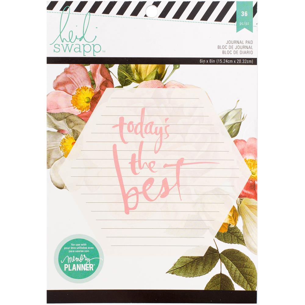 Heidi Swapp Memory Planner Journaling Paper Pad 6"X8" 36/Pkg