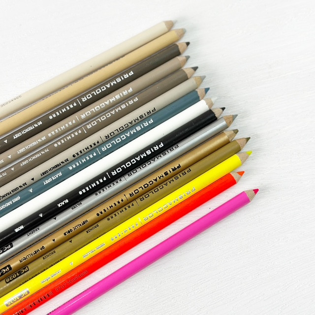 Prismacolor Premier Soft Core Color Pencils - Series 10 (Basics and Metallics) - Image 3