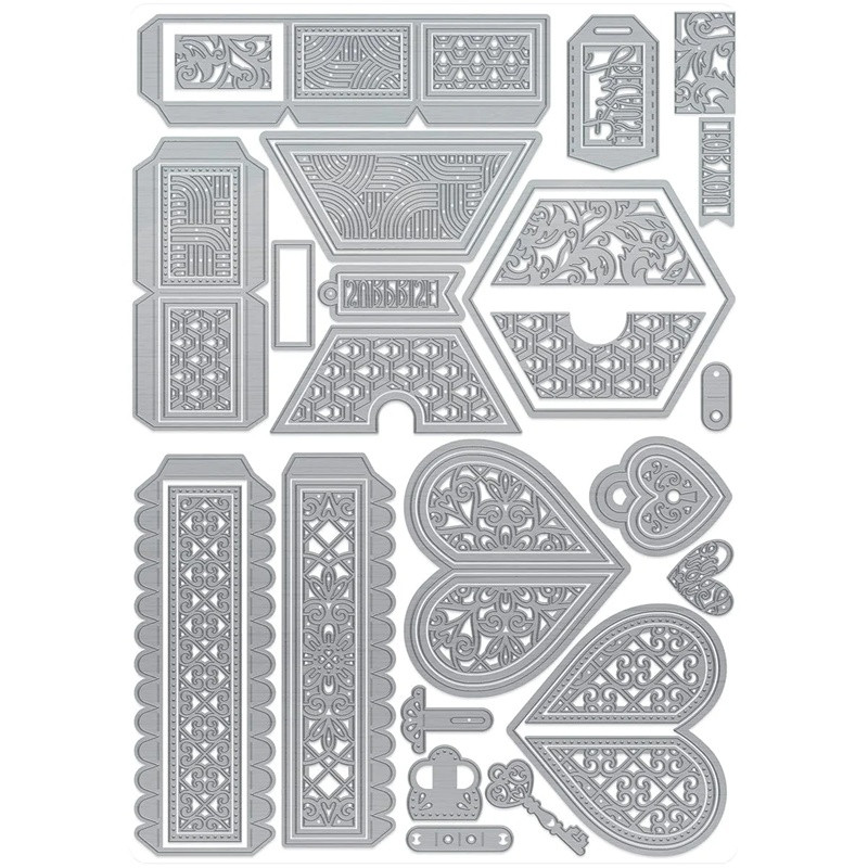 Tonic Studio Heart & Hexagon Split Box Diet Set - Image 5